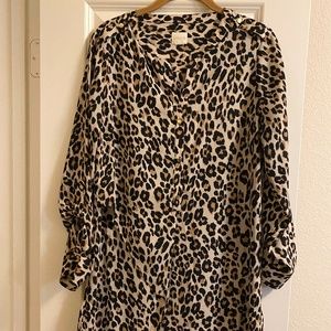 Leopard print Chico’s dress